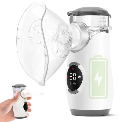 Mesh Nebulizer - Portable Nebulizer for Adults and Kids, Nebulizer Machine with Intuitive LED Interface, Nebulizer for Home and Travel Use
